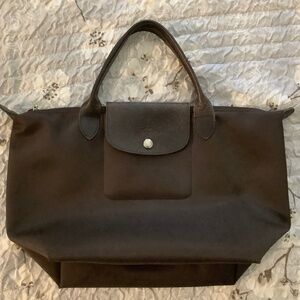 Brown Longchamp Small Pliage Bag